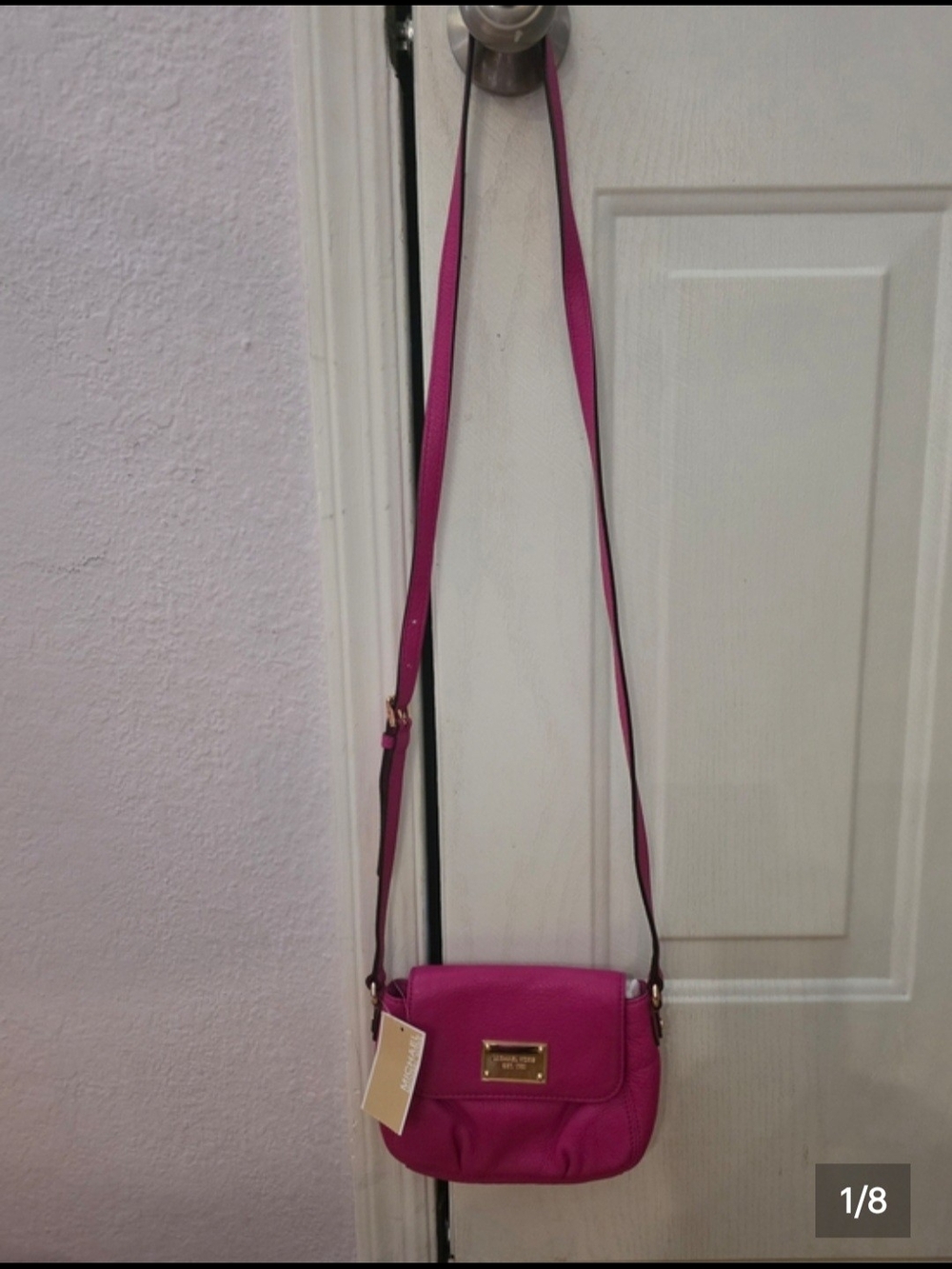 NWT- Michael Kors Pink Crossbody Bag- Rasberry Pink